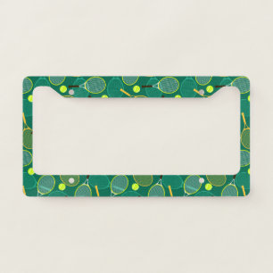 Tennis Design License Plate Frame