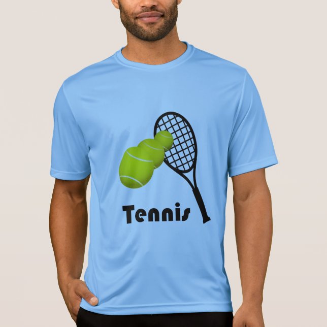 Tennis Design Men's Active Wear Sport-Tek T-Shirt (Front)