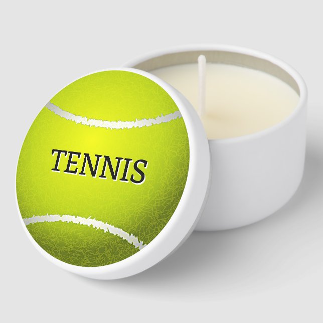 Tennis Design  Mini Candle Favors (Corner)