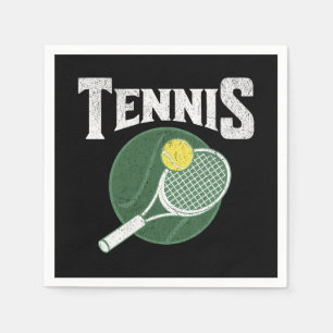 Tennis design napkins