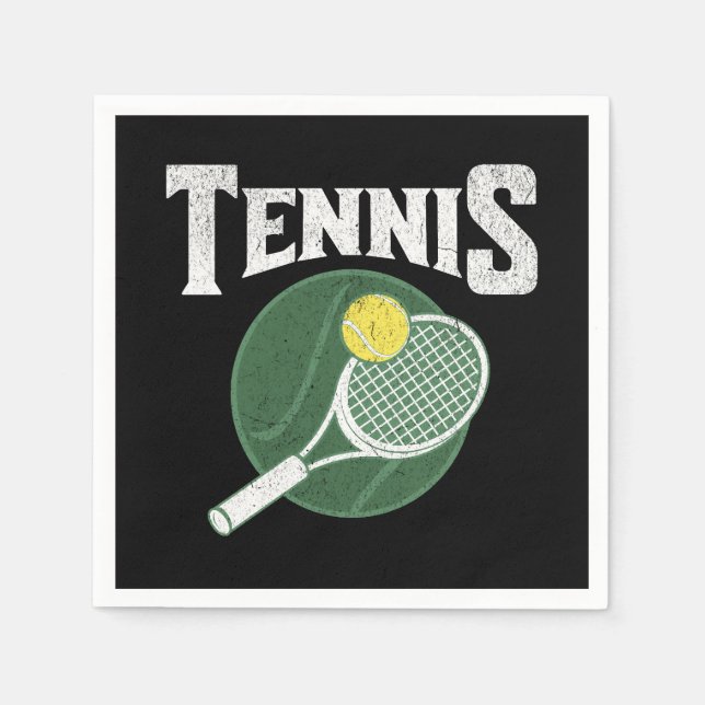 Tennis design napkins (Front)