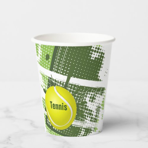Tennis Design Paper cup