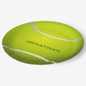 Tennis Design Paper Party Plate (Angled)