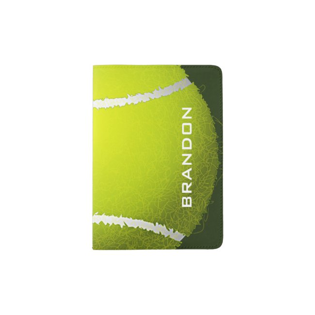 Tennis Design Passport Cover
