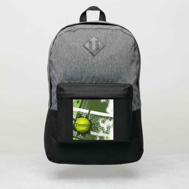 Tennis Design Port Authority Backpack (Front)