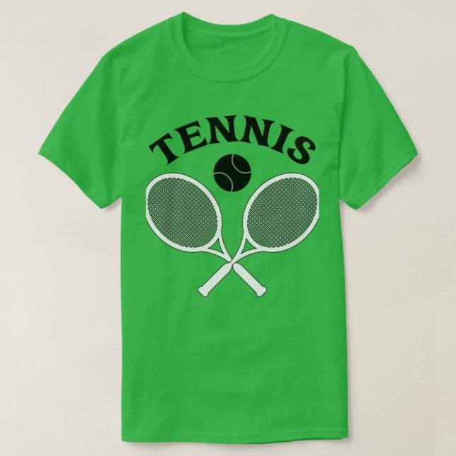 Tennis Design Racket Ball T T-Shirt (Design Front)