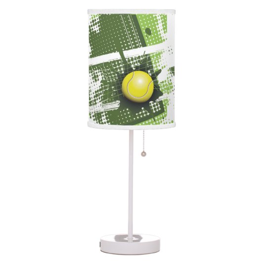 Tennis Design Table Lamp Shade (Left)