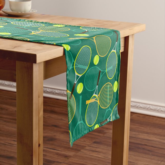 Tennis Design Table Runner (In Situ)