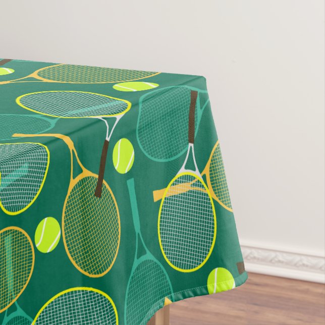 Tennis Design Tablecloth (In Situ)