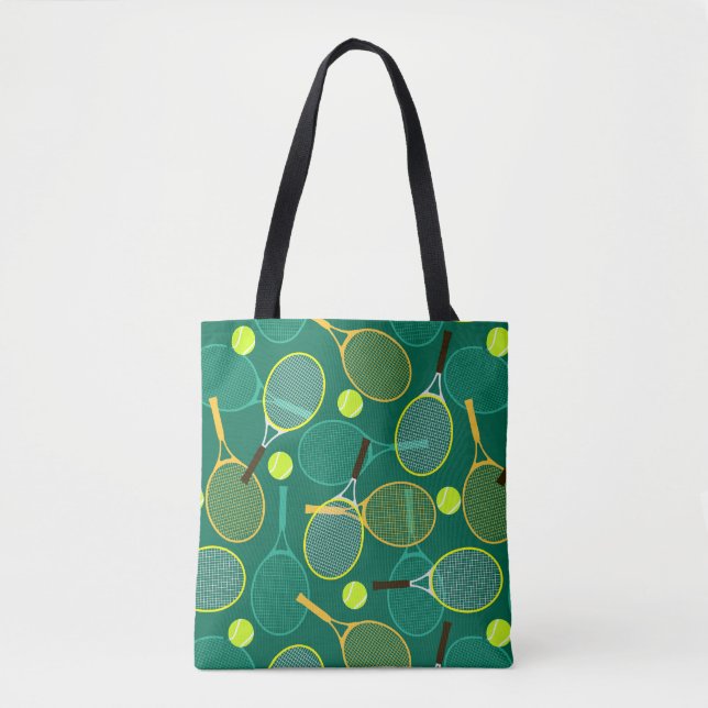 Tennis Design  Tote Bag (Front)
