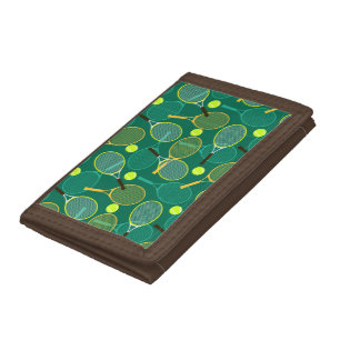 Tennis Design Tri-fold Wallet