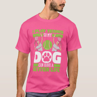 Tennis Dog vintage gift T-Shirt