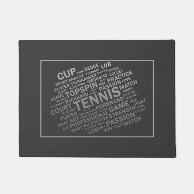 Tennis Doormat (Front)