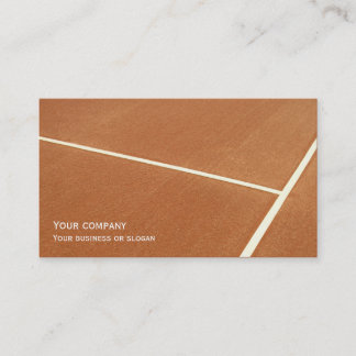 "Tennis" double-face business card