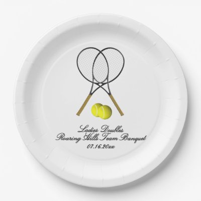 Tennis Doubles 3 Text Lines