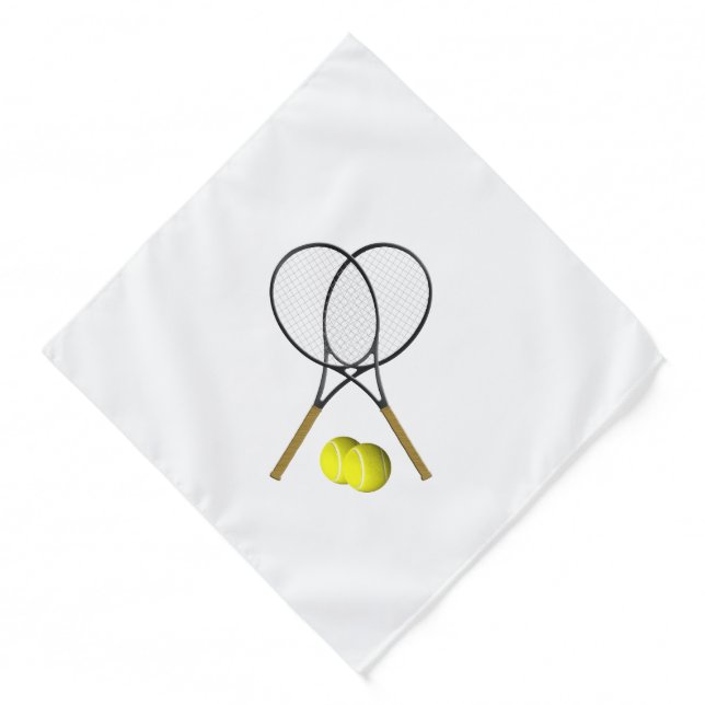 Tennis Doubles  Bandana (Front)