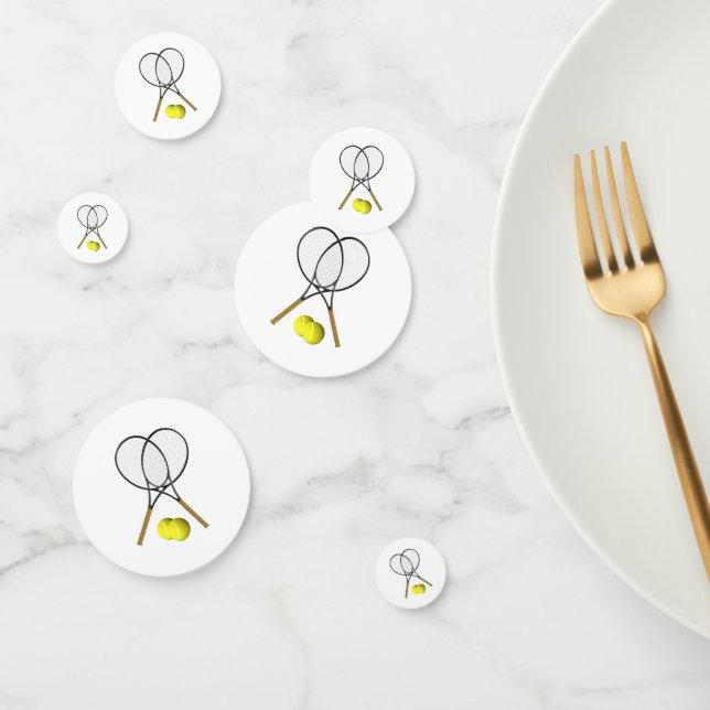 Tennis Doubles  Confetti (Group)