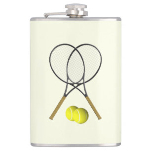 Tennis Doubles Cream Flask