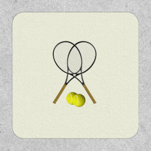 Tennis Doubles Cream Patch