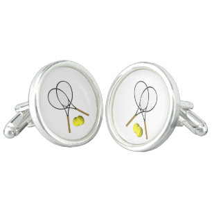 Tennis Doubles Cufflinks