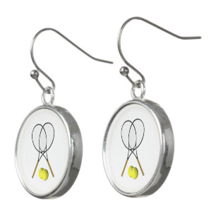 Tennis Doubles Earrings