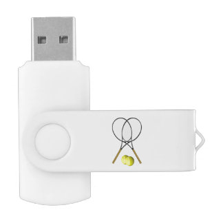 Tennis Doubles Flash Drive