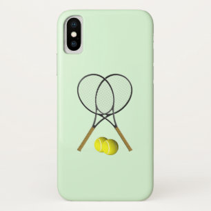Tennis Doubles Green iPhone X Case