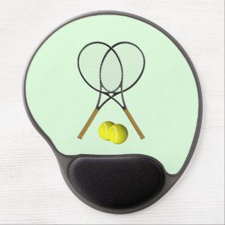 Tennis Doubles Green Gel Mouse Pad