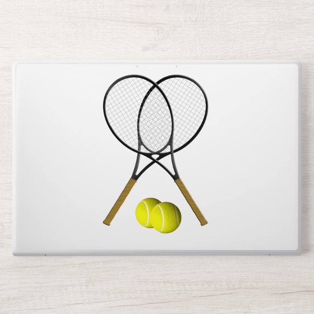 Tennis Doubles  HP Laptop Skin (Front)