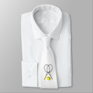 Tennis Doubles  Neck Tie