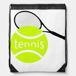 Tennis Drawstring Bag