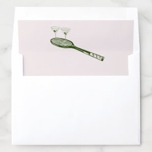 Tennis envelope liner