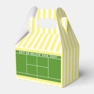 Tennis Event Favor Box