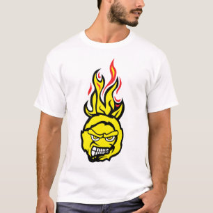 tennis face map flame 13 fire feroce attack T-Shirt