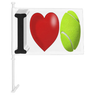 Tennis Fan Car Flag