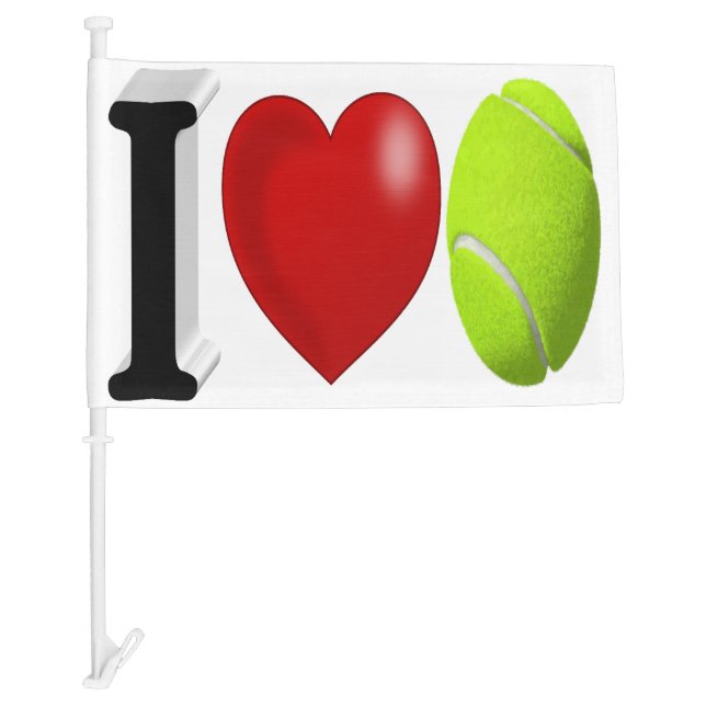 Tennis Fan Car Flag (Front)