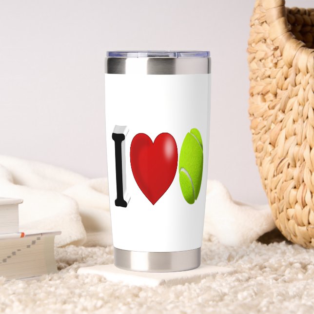 Tennis Fan  Insulated Tumbler (Living Room (Rotated))