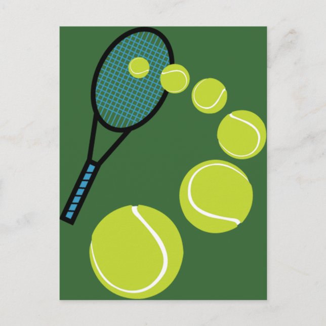 Tennis FAN SLICE SERVE Postcard (Front)
