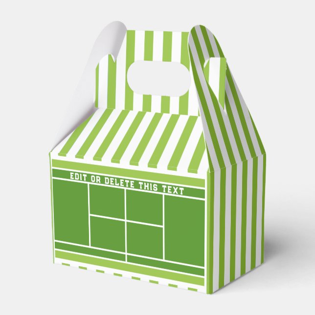 Tennis Favor Box (Front Side)