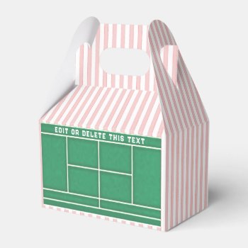 Tennis Favor Boxes by ebbies at Zazzle