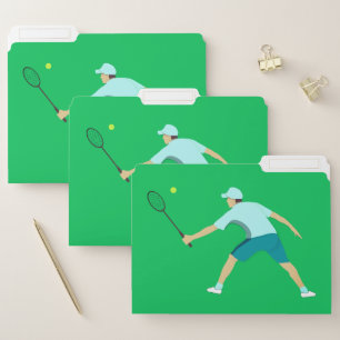 Tennis File Folder