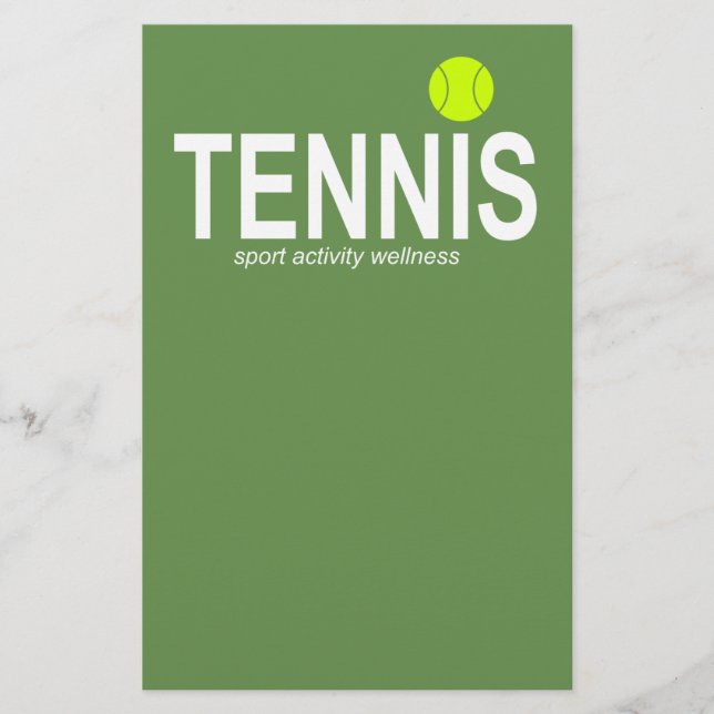 Tennis Flyer (Front)