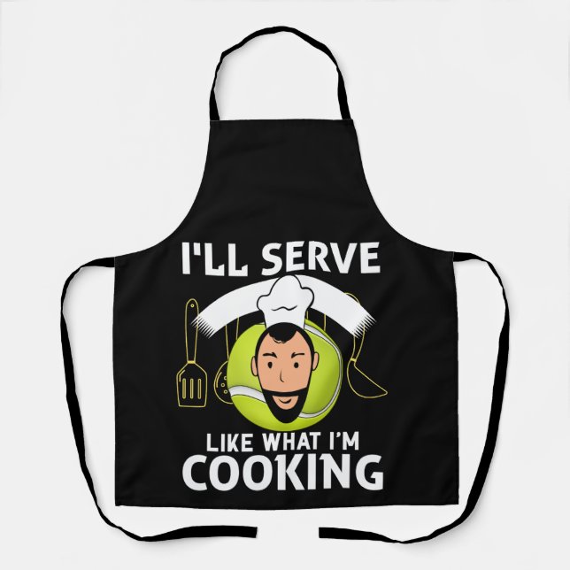 Tennis Funny Gifts for Tennis Player  Apron (Front)