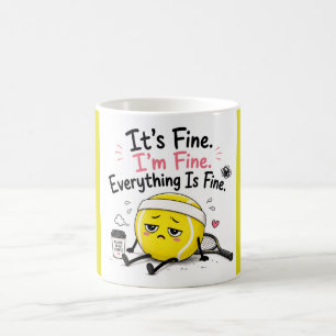Tennis funny saying coffee mug