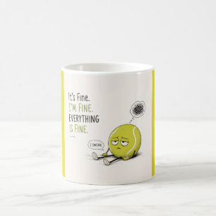 Tennis funny saying coffee mug