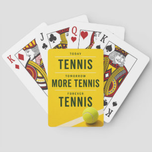 Tennis Funny saying for player Poker Cards