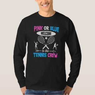Tennis Gender Reveal for a Tennis  Family T-Shirt