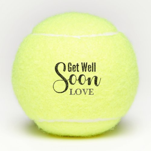 Tennis Get Well Soon LOVE Tennis Balls