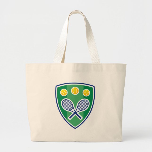 Tennis gift large tote bag (Front)
