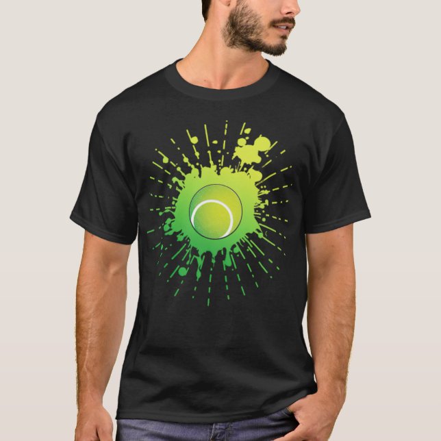 Tennis gift tennis player tennis ball manning freq T-Shirt (Front)